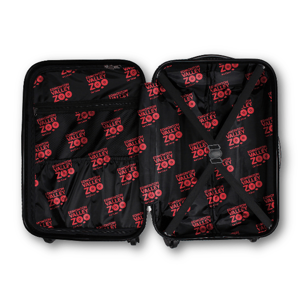 Red Panda Luggage Open