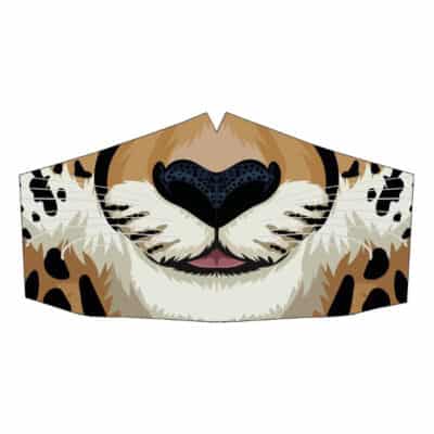 Peppermint Narwhal Face Mask: Cheetah