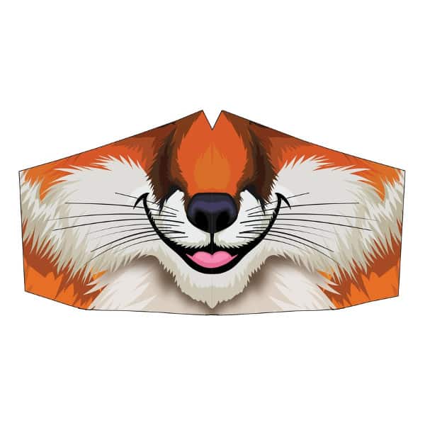 Peppermint Narwhal Face Mask: Fox