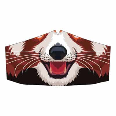 Peppermint Narwhal Face Mask: Red Panda
