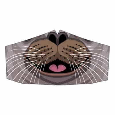 Peppermint Narwhal Face Mask: Seal