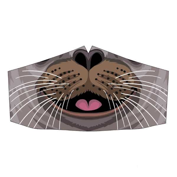 Peppermint Narwhal Face Mask: Seal