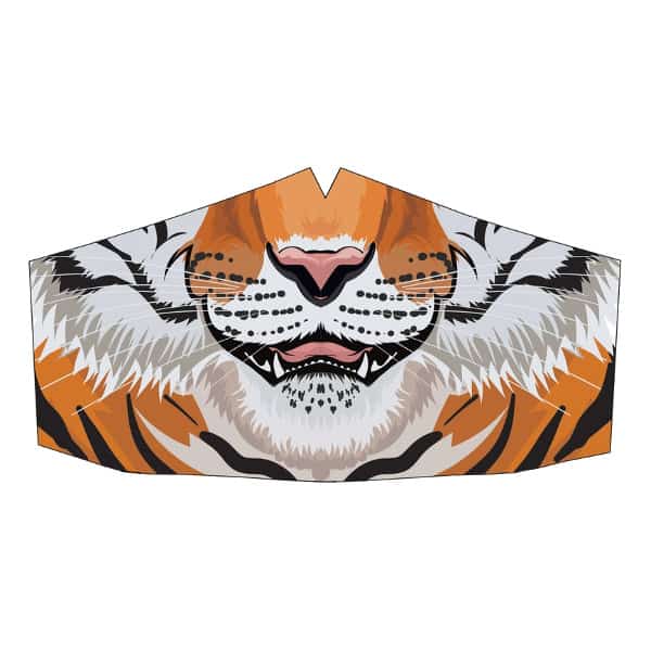 Peppermint Narwhal Face Mask: Tiger