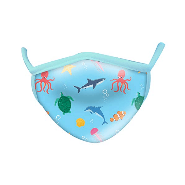 Wild Republic Kid's Face Masks: Aquatic
