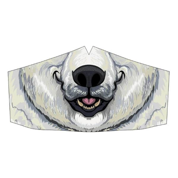 Peppermint Narwhal Mask: Polar Bear