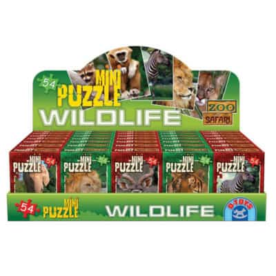 Mini Puzzle - Wildlife - Zoo/Safari - Assorted Animals