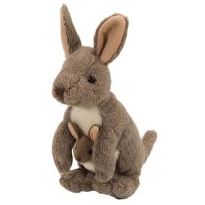 CK Mini Kangaroo with Baby in Pouch 8"