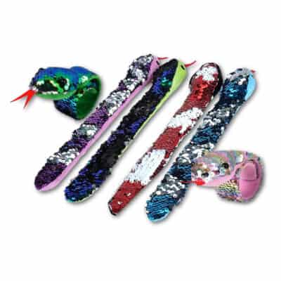 Snap Snakess - Sequin Slap Bracelet - Assorted.