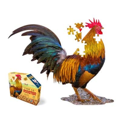 Puzzle: I Am Lil' Rooster. A rooster shaped puzzle.