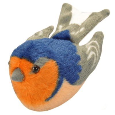 Image of Barn Swallow Plush that makes sound from Wild Republic