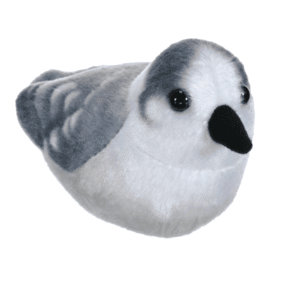 Image of a plush Canada Jay that makes sound from Wild Republic